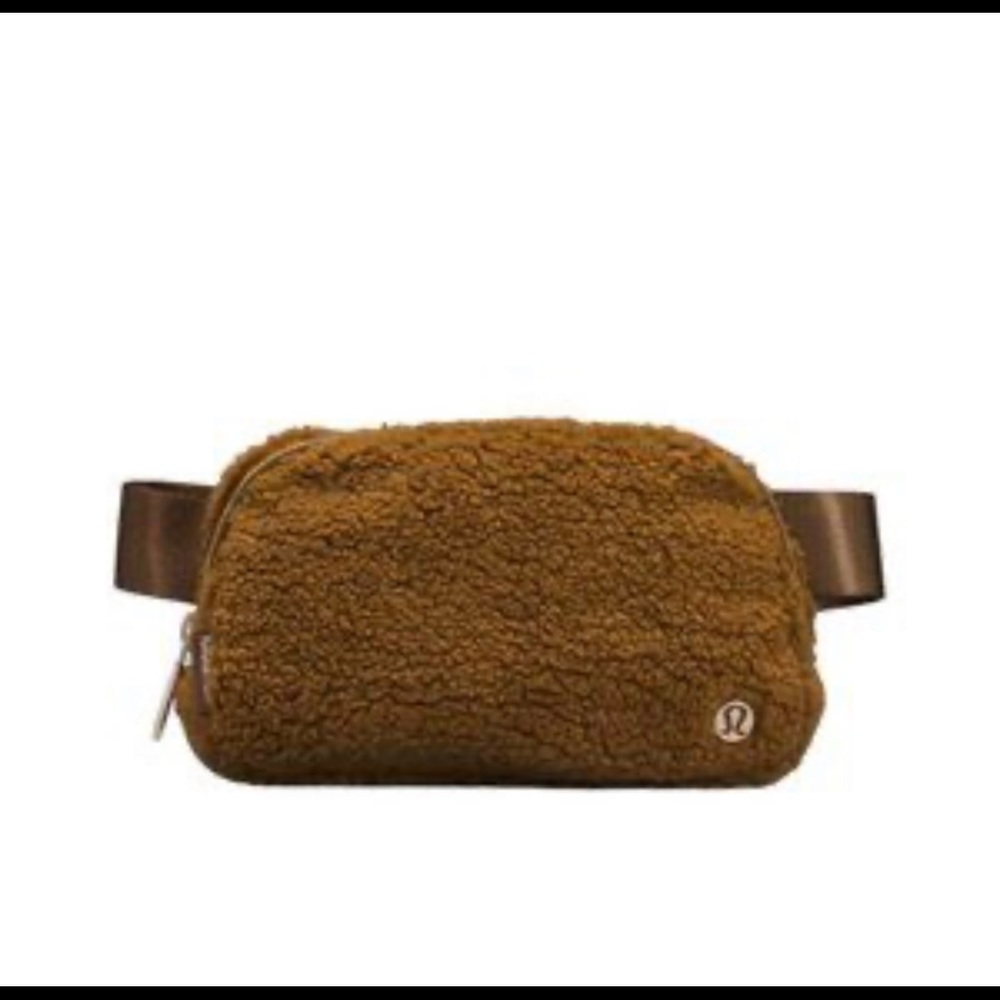 Lululemon Brown Fuzzy Belt Bag